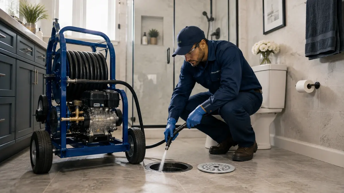 Bathroom Drain Hydro Jetting in La Mesa