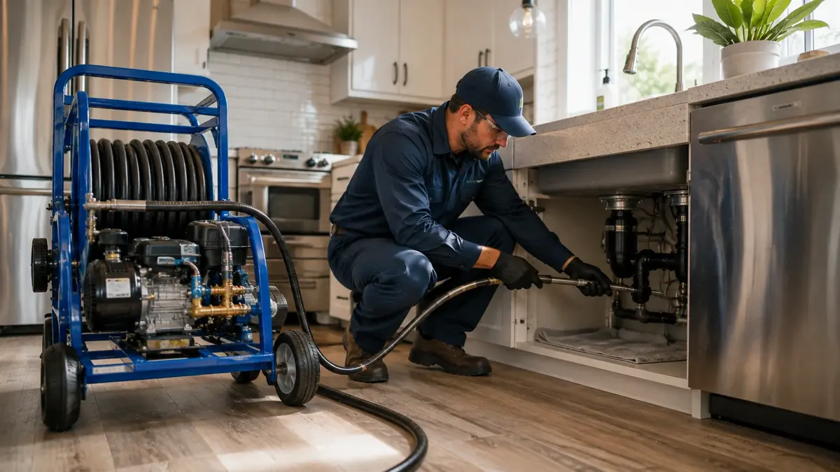 Kitchen Drain Hydro Jetting in La Mesa